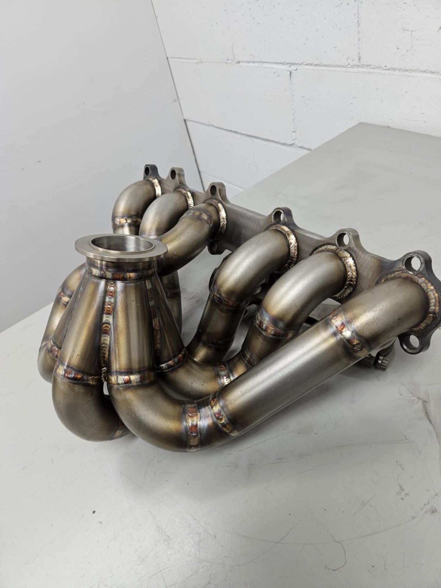 Manifold 2JZ Top mount V-Band Westgate au besoin 2jz